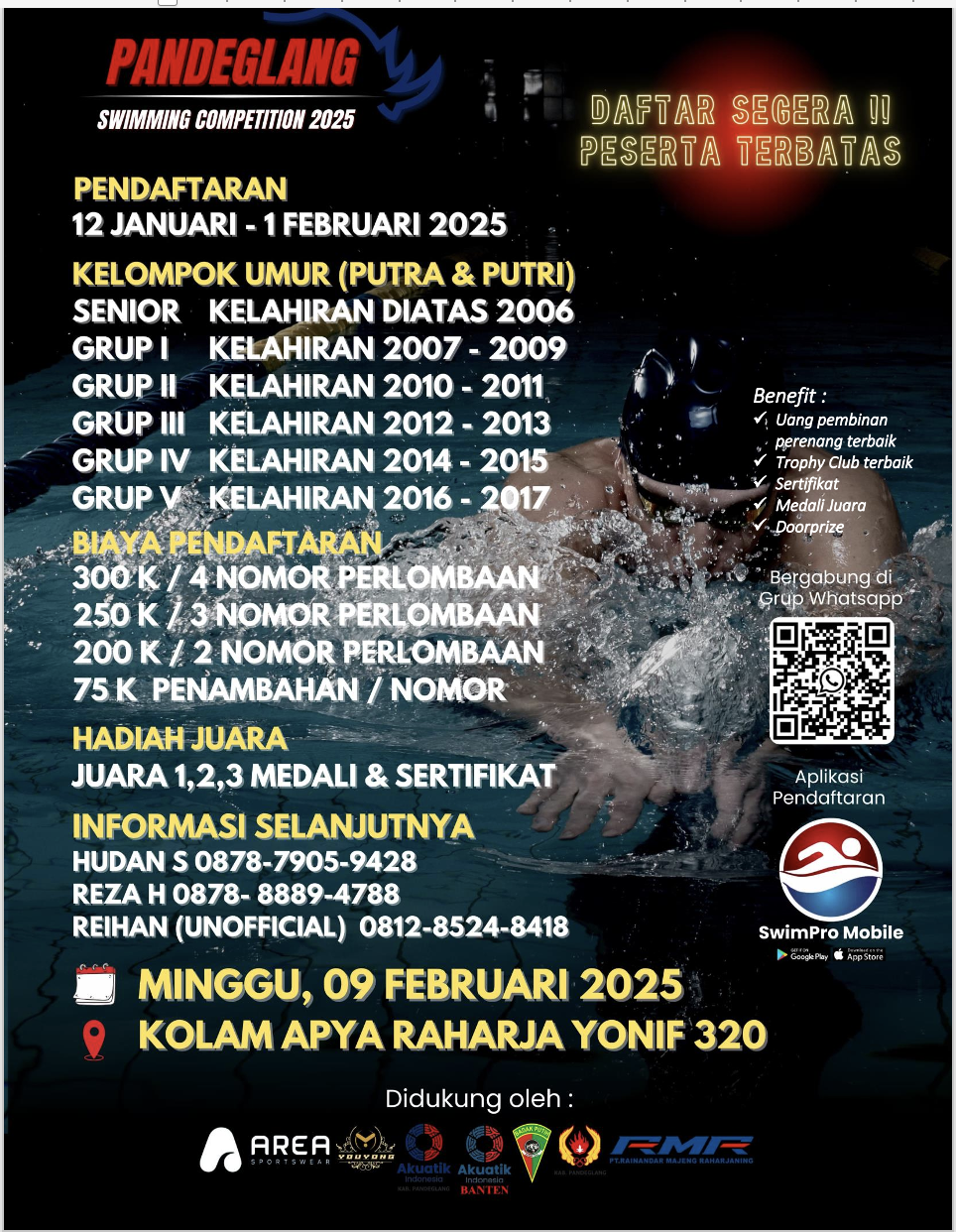 Pandeglang Swimming Competition 2025